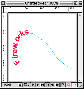 Attach to path example 2