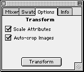 Transformations Options